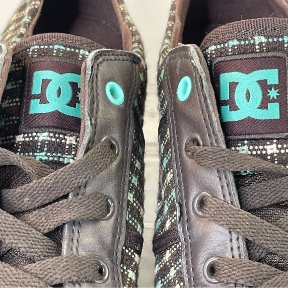 DC Fiona Mint Green Beige Brown Skate Shoe Women's Size 8 - Picture 4 of 11